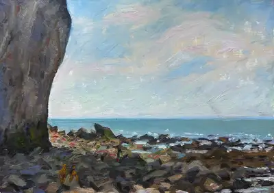 Bord de falaises, Normandie
