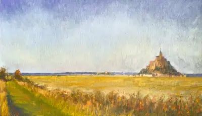 Vue du mont saint michel