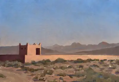 Vue sur les montagnes, Maroc